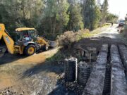 En Freire avanza reposición de puente en territorio Lolen para mejorar la conectividad de comunidades rurales