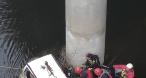 Bomberos de Temuco realizó ejercicio de rescate vehicular en el río Quepe con tres especialidades coordinadas