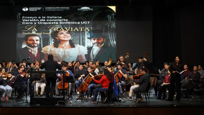Comenzó la cuenta regresiva para «La Traviata»: producción afina sus últimos detalles para las funciones de este fin de semana en Temuco