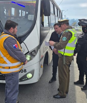 SEREMI de Transportes y telecomunicaciones junto a Carabineros realizan nuevo operativo de fiscalización vial en Temuco
