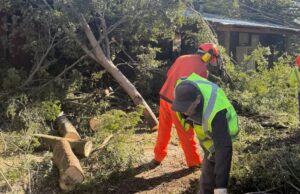 Los estragos del viento aún se sienten en Pucón: escuelas siguen en reparación y clases volverán el martes
