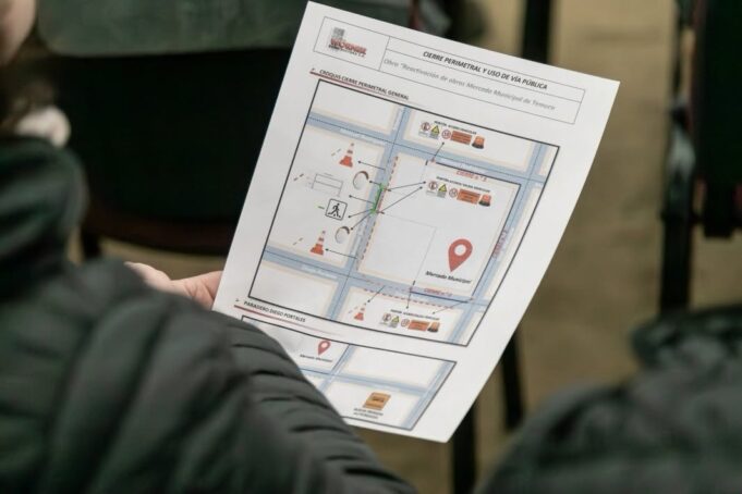 Presentan plan de cierre perimetral para la reactivación del Mercado Municipal de Temuco