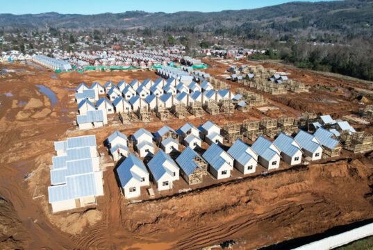 El mayor proyecto habitacional de la última década ya toma forma en Gorbea: el sueño de la casa propia ya tiene un 40% de avance