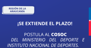 Extienden plazo para integrar el COSOC Regional: organizaciones deportivas podrán postular hasta el 12 de julio
