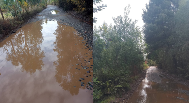 El barro colmó la paciencia: vecinos de Freire reclaman por el mal estado de caminos rurales que dependen del MOP