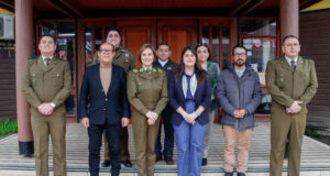 General Inspector de Carabineros visita Villarrica para coordinar acciones en materia de seguridad