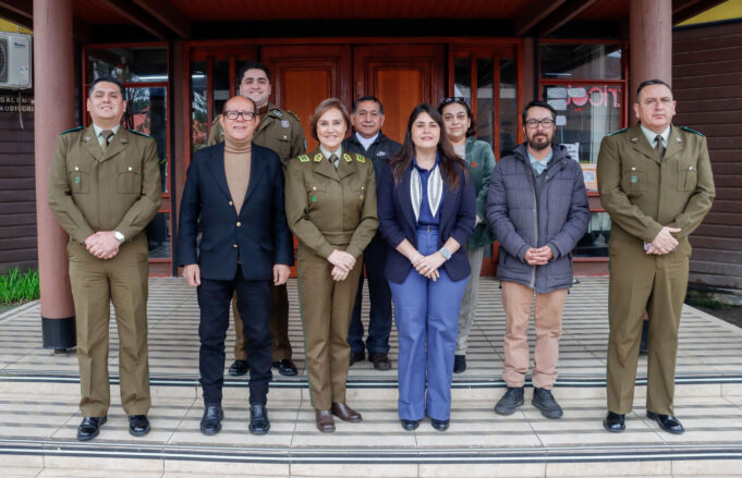General Inspector de Carabineros visita Villarrica para coordinar acciones en materia de seguridad