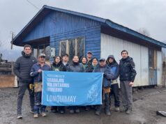 Por trabajos voluntarios de invierno Santo Tomás Temuco despliega amplio operativo comunitario en Lonquimay