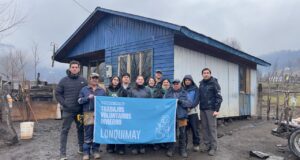 Por trabajos voluntarios de invierno Santo Tomás Temuco despliega amplio operativo comunitario en Lonquimay
