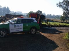 Volcamiento de carro bomba en Barros Arana: prueba preliminar apuntaría a consumo de alcohol del conductor