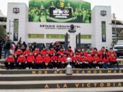 Alumnos de la escuela oficial de Colo Colo en Pitrufquén celebraron su aniversario con inolvidable gira al estadio monumental