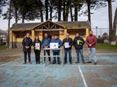 Después de 7 años de espera, hoy comenzaron las obras de las canchas de tenis en la comuna de Victoria