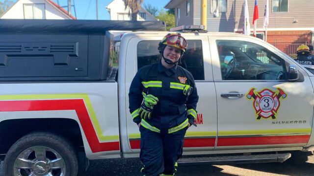 Andrea Ceballos se convierte en la mártir número 392 de bomberos de Chile tras fatal accidente en acto de servicio en La Araucanía