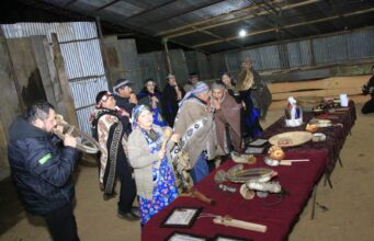 Comunidad mapuche de Ranquilco Alto de Nueva Imperial finaliza curso de «Instrumentación Mapuche» con instrumentos creados con materiales ancestrales