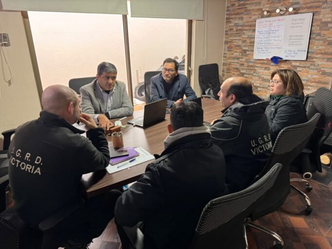 Municipalidad de Victoria llama a la prevención por fuertes lluvias y viento