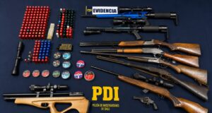 PDI incauta arsenal de armas y municiones en Los Sauces: Hombre fue detenido en investigación por violencia intrafamiliar