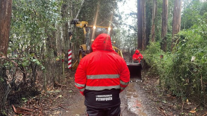 Sistema frontal no afectó, mayormente, a Pitrufquén: municipio mantiene despliegue preventivo