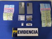 Tres detenidos y droga incautada tras intervención en la plaza Teodoro Schmidt de Temuco
