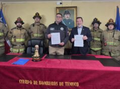 Aguas Araucanía exime del pago de agua a 65 cuarteles de Bomberos de La Araucanía