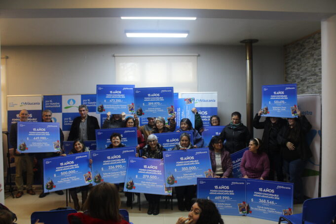 En Malleco comenzó entrega de aportes de Aguas Araucanía para proyectos comunitarios de la región