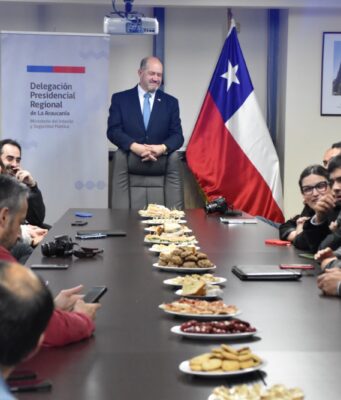 Delegación Presidencial Regional conmemoró el Día del Periodista con desayuno a comunicadores de las Seremi