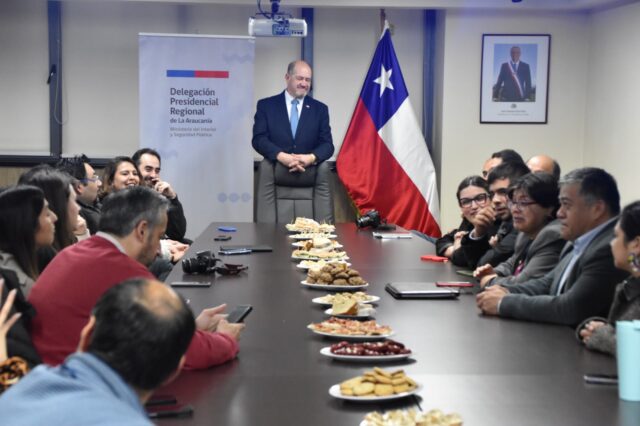 Delegación Presidencial Regional conmemoró el Día del Periodista con desayuno a comunicadores de las Seremi