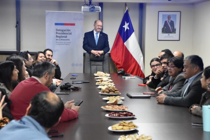 Delegación Presidencial Regional conmemoró el Día del Periodista con desayuno a comunicadores de las Seremi