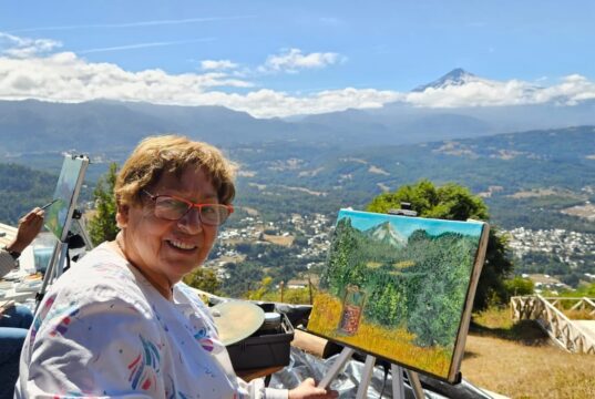 El arte llega donde casi no llega nada: lanzan taller gratuito para adultos mayores rurales de Villarrica