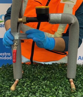 Aguas Araucanía refuerza campaña de protección de medidores por temperaturas bajo cero