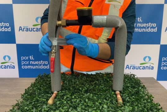 Aguas Araucanía refuerza campaña de protección de medidores por temperaturas bajo cero