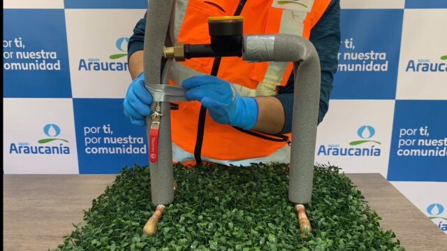 Aguas Araucanía refuerza campaña de protección de medidores por temperaturas bajo cero