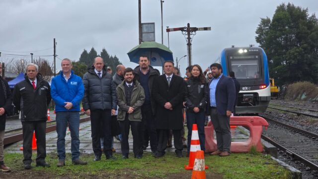 Avanza construcción de nuevas vías del proyecto de extensión Tren Temuco-Gorbea