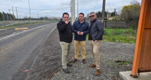 SEREMI de Transportes y alcalde de Renaico abordan emergencias por mal tiempo, avances en proyectos viales y transporte público