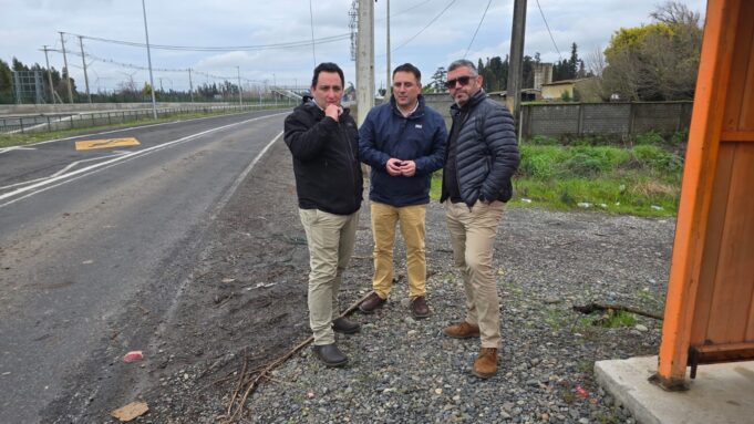 SEREMI de Transportes y alcalde de Renaico abordan emergencias por mal tiempo, avances en proyectos viales y transporte público