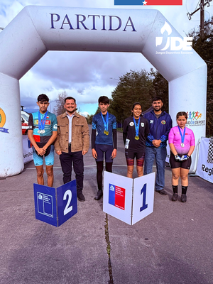 Cuatro ciclistas escolares llevarán el nombre de La Araucanía a la Final Nacional de los JDE 2026