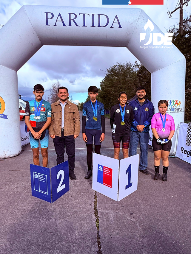 Cuatro ciclistas escolares llevarán el nombre de La Araucanía a la Final Nacional de los JDE 2026