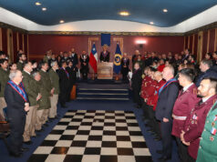 Logia Masónica de Temuco distingue a bomberos de la región con la medalla «Germán Tenderini»