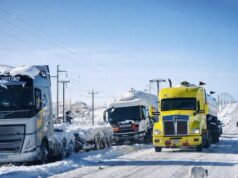 Más de 3.300 personas permanecen aisladas en Lonquimay tras intensas nevadas y 800 camiones siguen varados en Pino Hachado