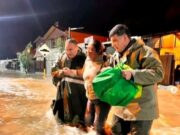 Desborde del río Rehue inunda sectores de Angol y obliga a dramática evacuación nocturna.