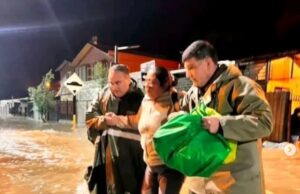 Desborde del río Rehue inunda sectores de Angol y obliga a dramática evacuación nocturna.
