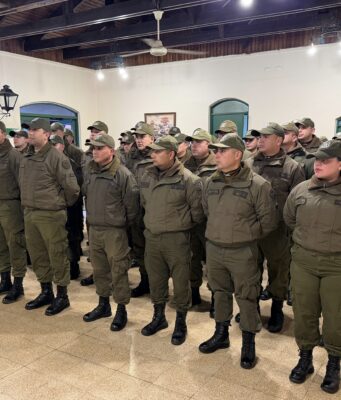 Sistema Frontal: seremi Luis Calderón recibe a contingente policial de Concepción que reforzará la seguridad en La Araucanía