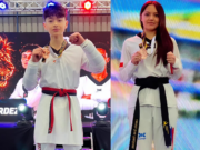 ¡A puro combate! Hermanos de Pitrufquén suben de categoría y se meten al podio de la liga nacional de Taekwondo