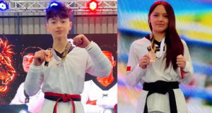 ¡A puro combate! Hermanos de Pitrufquén suben de categoría y se meten al podio de la liga nacional de Taekwondo