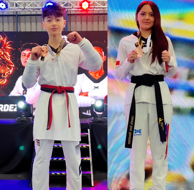 ¡A puro combate! Hermanos de Pitrufquén suben de categoría y se meten al podio de la liga nacional de Taekwondo