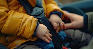 Alertan riesgos en el traslado de niños: uso de parkas reducirían la protección de las sillas de seguridad
