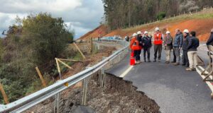 Autoridades nacionales y regionales recorren La Araucanía para evaluar daños por sistema frontal en Pitrufquén