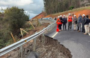 Autoridades nacionales y regionales recorren La Araucanía para evaluar daños por sistema frontal en Pitrufquén