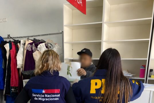 Fiscalización migratoria deja seis personas denunciadas y dos notificadas de expulsión en Temuco