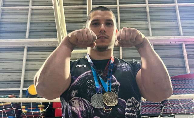 José Tomás Jiménez Romero: fuerza, disciplina y resiliencia para llevar el nombre de Pitrufquén a lo más alto del armwrestling