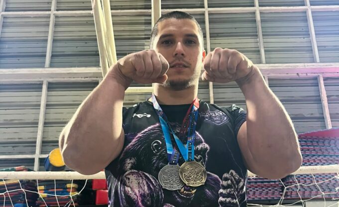 José Tomás Jiménez Romero: fuerza, disciplina y resiliencia para llevar el nombre de Pitrufquén a lo más alto del armwrestling